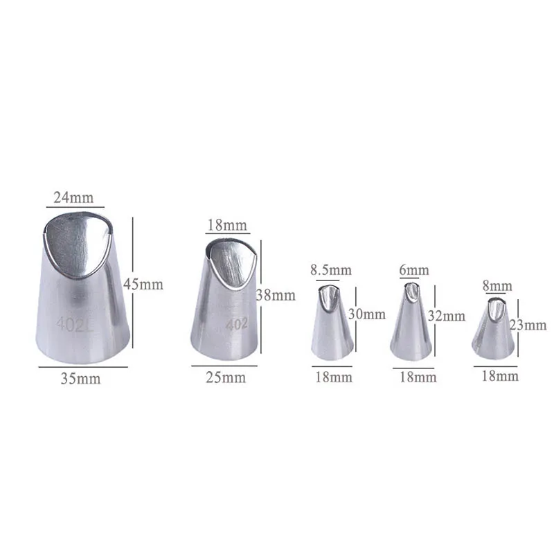 Description Picture 4 of item1/3/5/7pc/set of chrysanthemum Nozzle Icing Piping Pastry Nozzles kitchen gadget baking accessories Making cake decoration tools