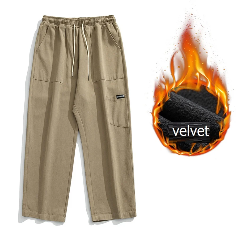 Men's Fashion Work Slacks Outdoor Wear-resistant Mountaineering Loose Trousers Work Clothes Street Fashion Cargo Pants y2k pants