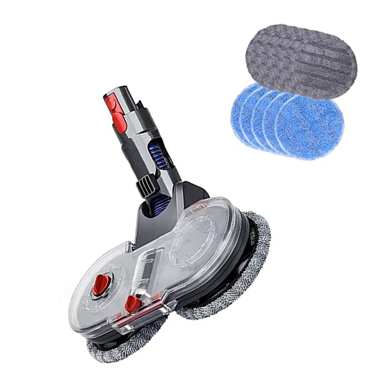 

Electric Mop Attachment For Dyson V7 V8 V10 V11 V15 Vacuum Cleaner With Removable Water Tank Set Of 10 Mop Pads