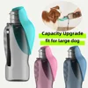 800ml Large Dog Portable Water Bottle High Capacity Outdoor Travel Drinking Foldable Bowl Labrador Golden Retriever Accessories 1