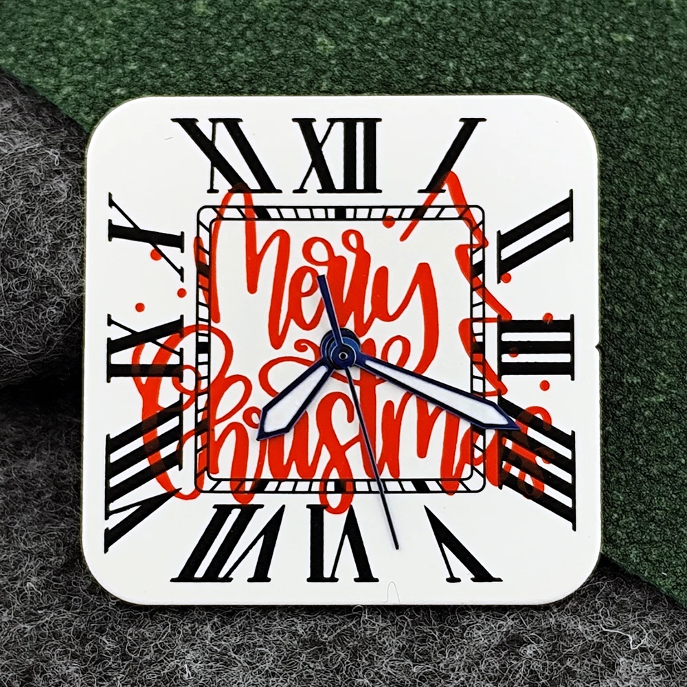 Square Dial 'Time is Money' Customized Watch Face for Premium Watch Accessories