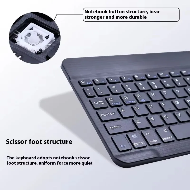 Universal 10 inch Bluetooth Keyboard for iPhone/Samsung/Xiaomi/Huawei Phone Wireless Keyboards Universal for Tablet Laptop