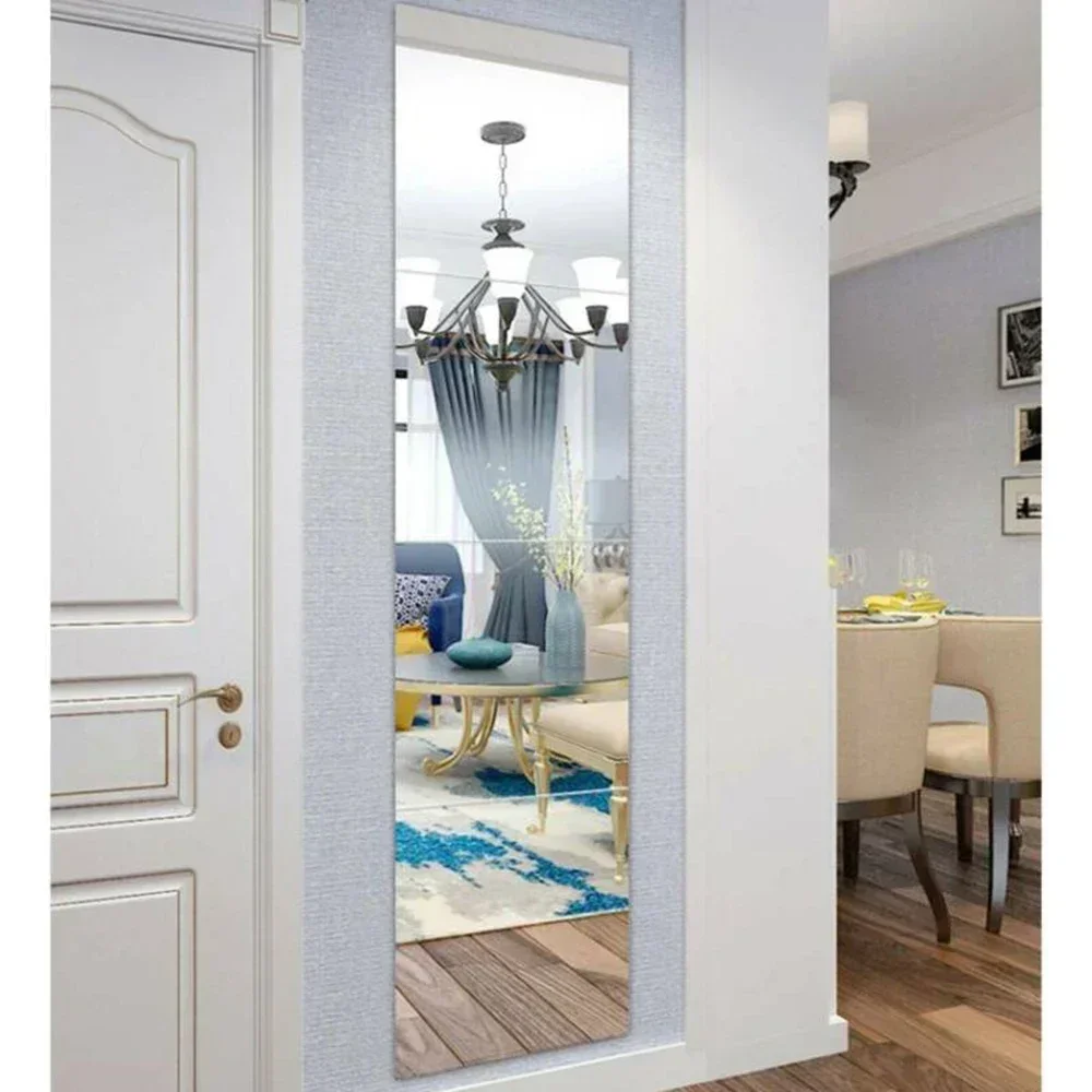 Mirror Tile Wall Stickers 4pcs Acrylic Square Mirrors Self Adhesive Home Living Room Bathroom Decoration 4x30cm wall sticker mirror wall sticker acrylic wall sticker acrylic mosaic tiles sticker