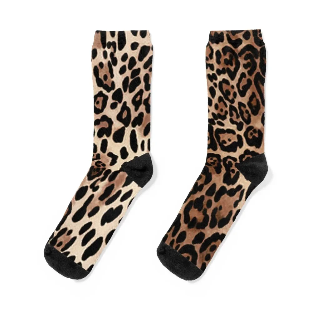 Leopard Animal Wildlife Pattern Print Socks luxury hiphop tennis Mens Socks Women's mens zaful little devil letter graphic pattern fleece lined hoodie s