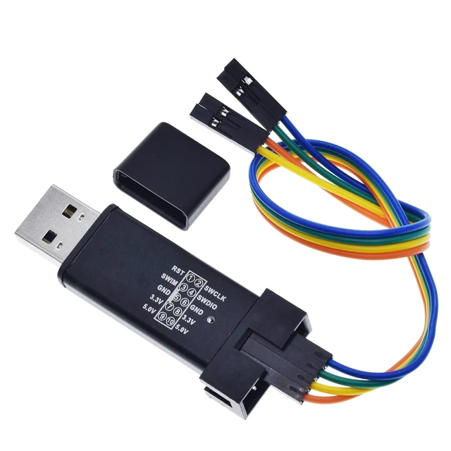 TZT 1/5 шт. ST LINK Stlink ST-Link V2 Mini STM8 STM32 симулятор загрузка программист программирование с крышкой A41 для arduino 6