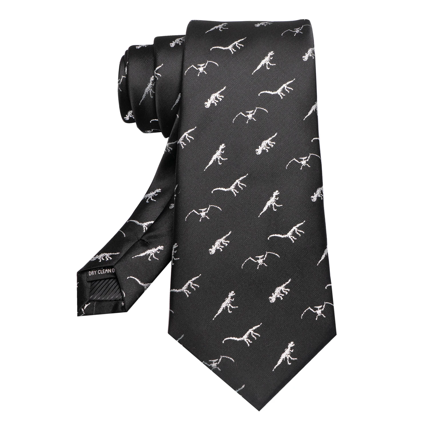 Neuartige Tier-Krawatte für Herren, Persönliche Gewebte Krawatte mit Dinosaurier, Schnecke, Fuchs, Flamingo, Modisches Party- und Hochzeits-Accessoire, Geschenk – Detail 3
