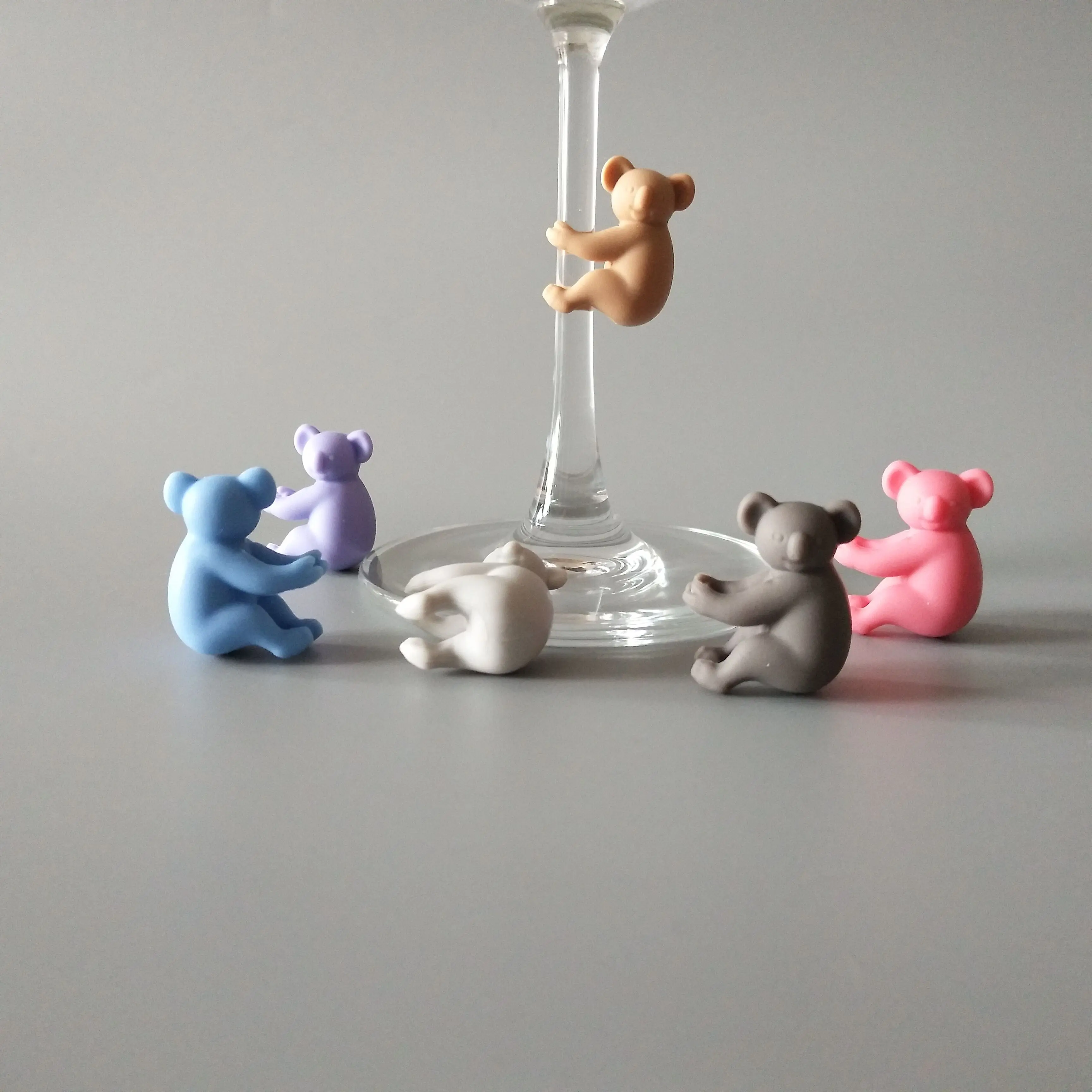 15 Ciondoli In Vetro Per Feste – Pennarelli In Silicone E Lega D’Acciaio Per Bicchieri, Riutilizzabili E Decorativi Per Natale, 25-60mm