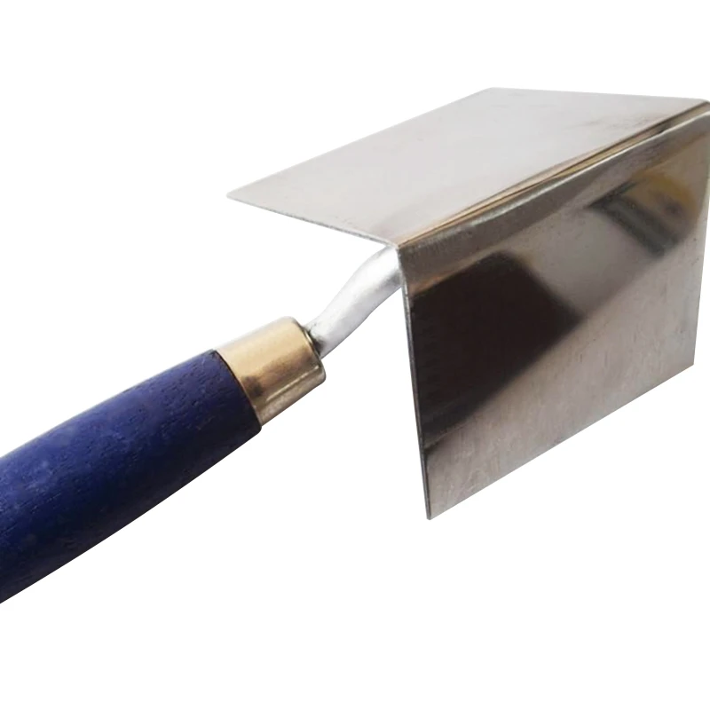 Plastering trowel drywall finishing tool inner and outer corner eraser 90 degree right angle stainless steel trowel knife
