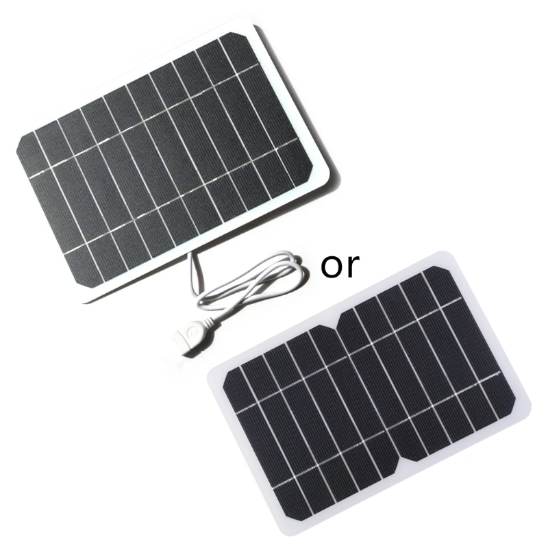 

5W 5V Portable Solar Panel Dual USB Output Port Panel Outdoor Fexible N2UB