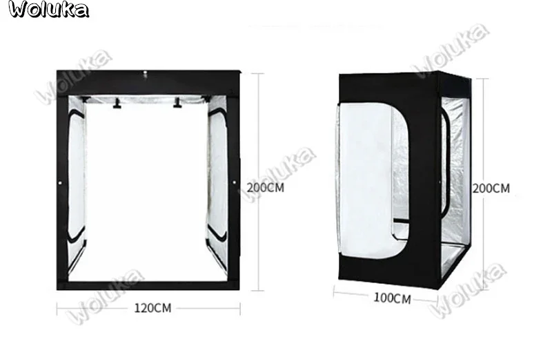 LED studio set 200cm small flexo box simple and convenient photography 2m LED light box equipment props