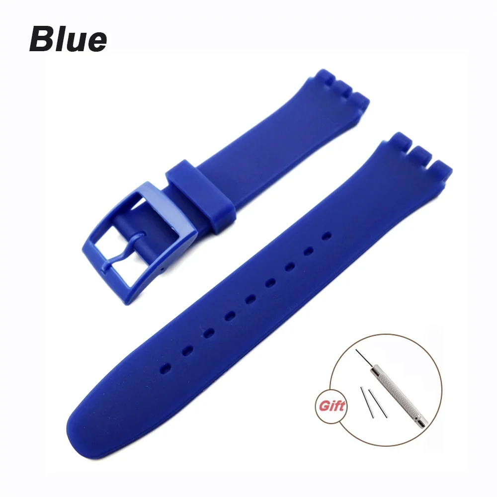 Silicone Waterproof Sports Watch Band - Variety of Sizes and Colors