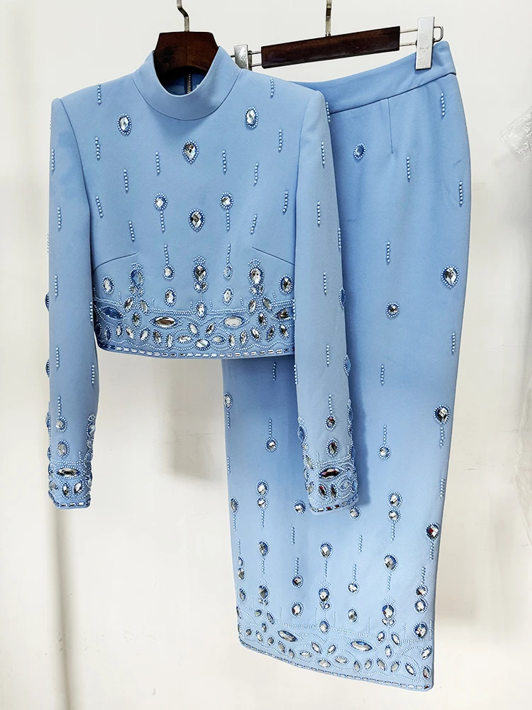 شارع العليا أحدث موضة 2025 مصمم المدرج البدلة مجمو...