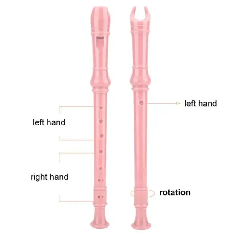 Professional Eight Hole Treble Flute 8-Hole Soprano Recorder Flute Clarinet Sound Food Grade Non-toxic Instruments Reed Pipe