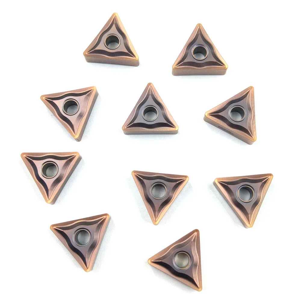 

10p TNMG160408-EF TNMG160408 EF TNMG 160408 Carbide Inserts Turning Tools CNC Cutter Lathe Indexable Blade for Stainless Steel