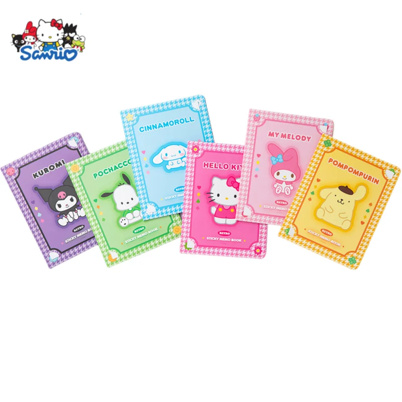 

Sanrio Sticky Note Kuromi Hello Kitty Tearable Memo Today Hand Book Pochacco Notebook Message Stickers Ntimes Memo Pad Notebook