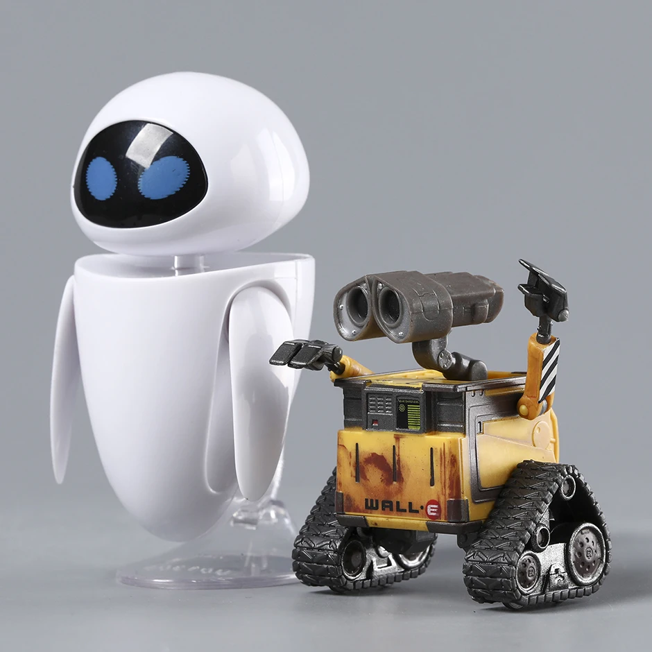 Wall E & EVE PVC Action Figure Collectible Model Toy 2-pack