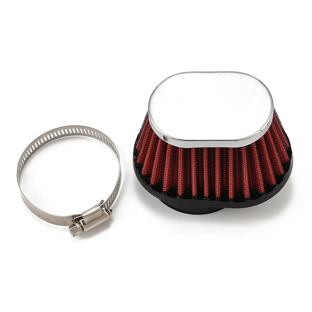 Motorcycle Exhaust Gas Filtration Air Filter High Flow Performance Car Air Intake Modification 51/55/60MM Small Caliber Intake