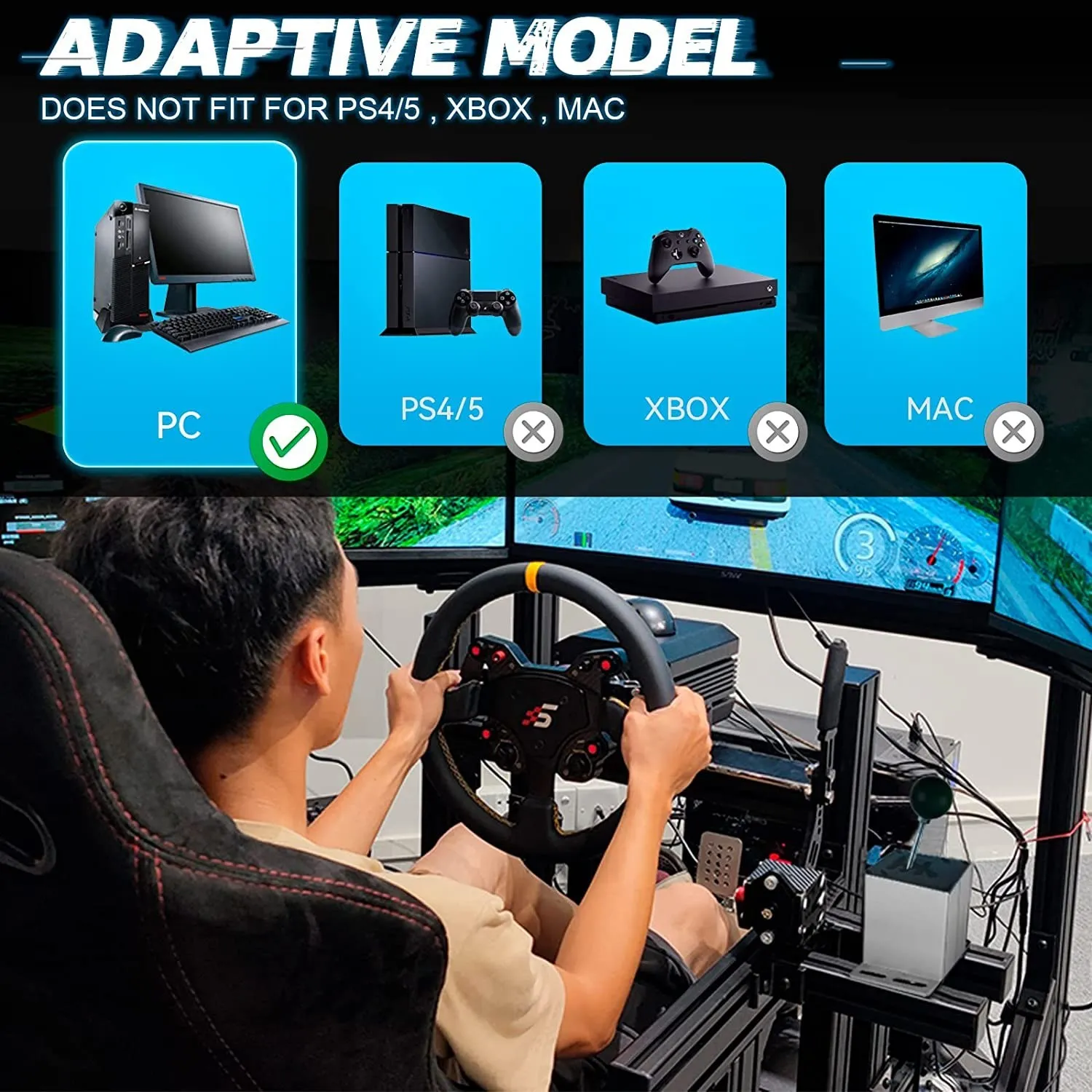 Gear Shifter Racing Game H Gear Shifter For Logitech G29/G25/G27/G920 For Thrustmaster T300RS/GT ETS2 Simracing PC USB HB-1014