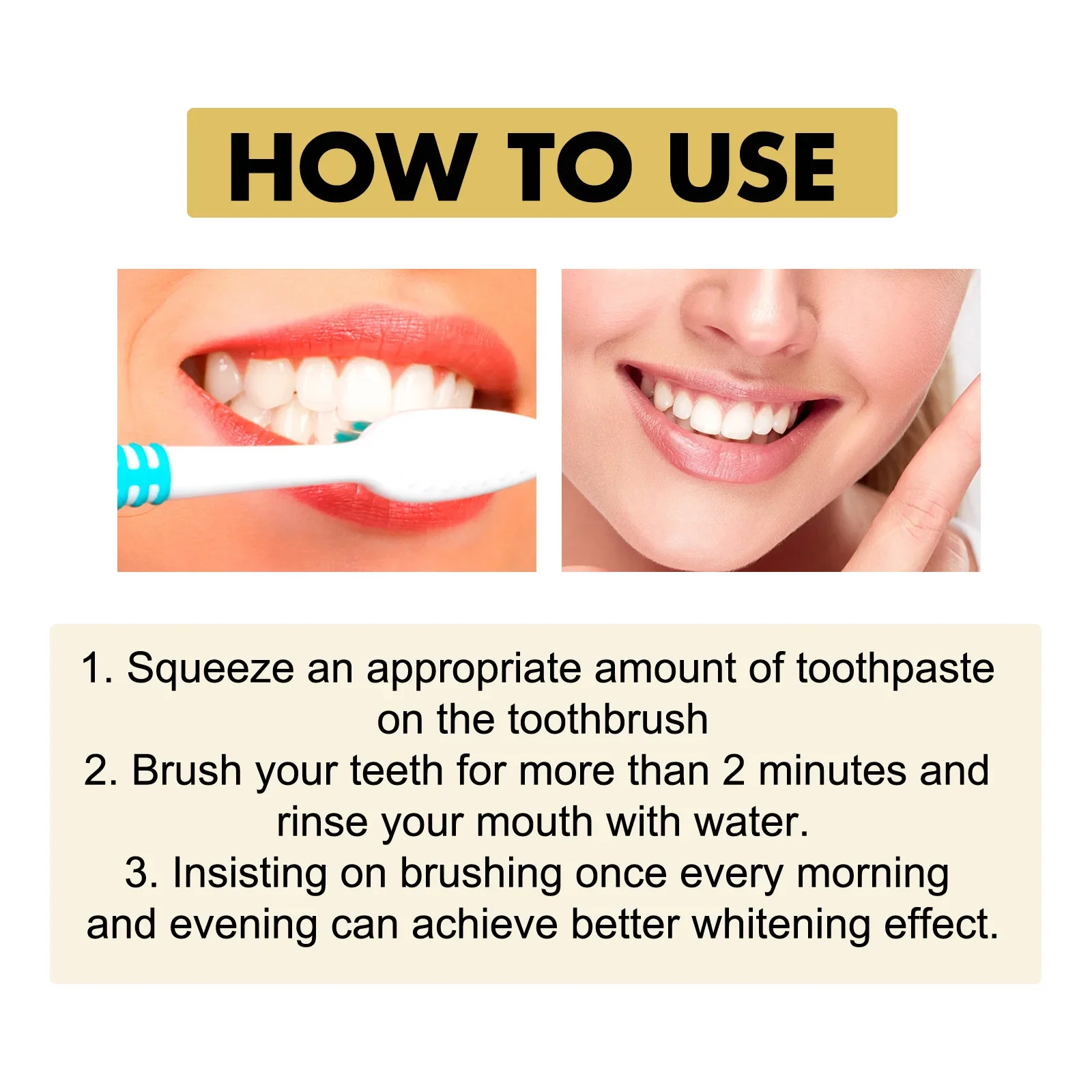 Teeth Whitening Product Teeth Whitening Essence Gum Repair Toothpaste Plaque Caries Removal Protect Gingiva Treat Bad Breath Fade Tooth Stain Deep Clean Brightening Toothpaste