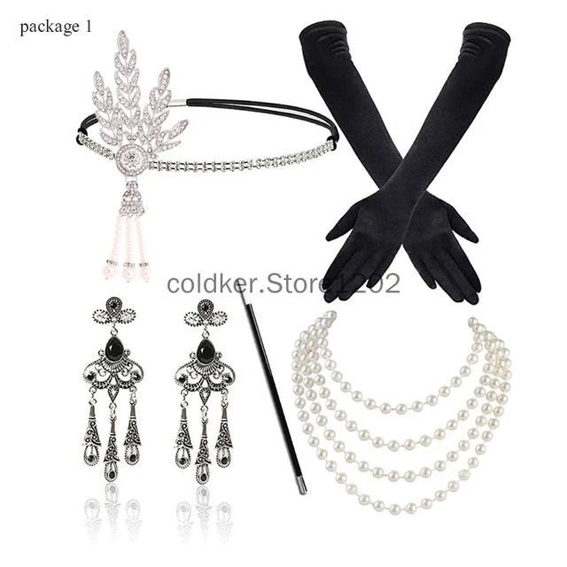 Feather Costume Accessories Set  Great Gatsby Accessories Women - 3pack  Women Party - Aliexpress