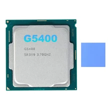 Para Pentium G5400 CPU procesador + almohadilla térmica LGA 1151 3,7 Ghz 4MB Dual Core 14Nm para placa base de minería B250 B250C