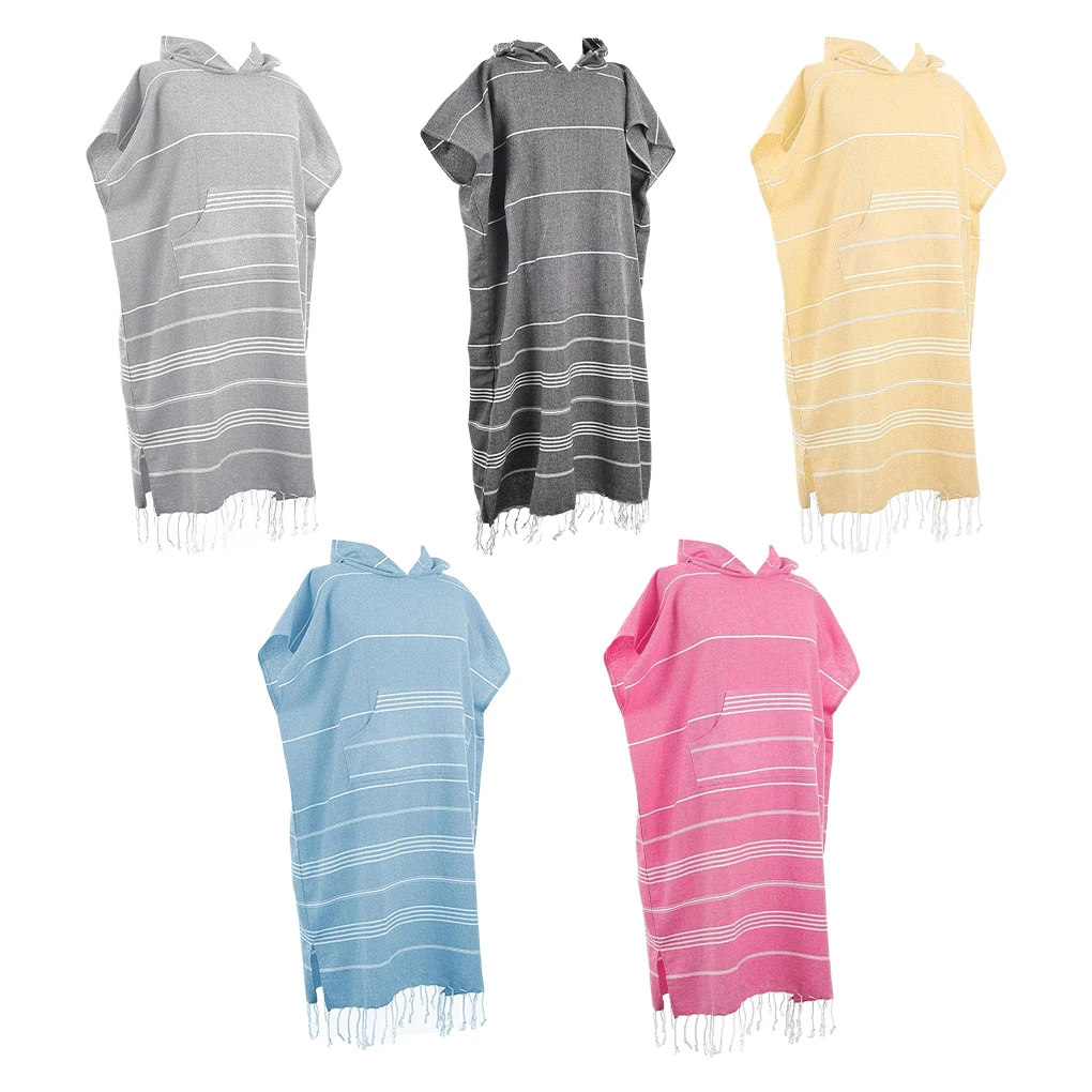 Surfer Poncho Cape Oversized Hooded Towel For Quick Change After Swimming Bathrobe Beach Towel Cape