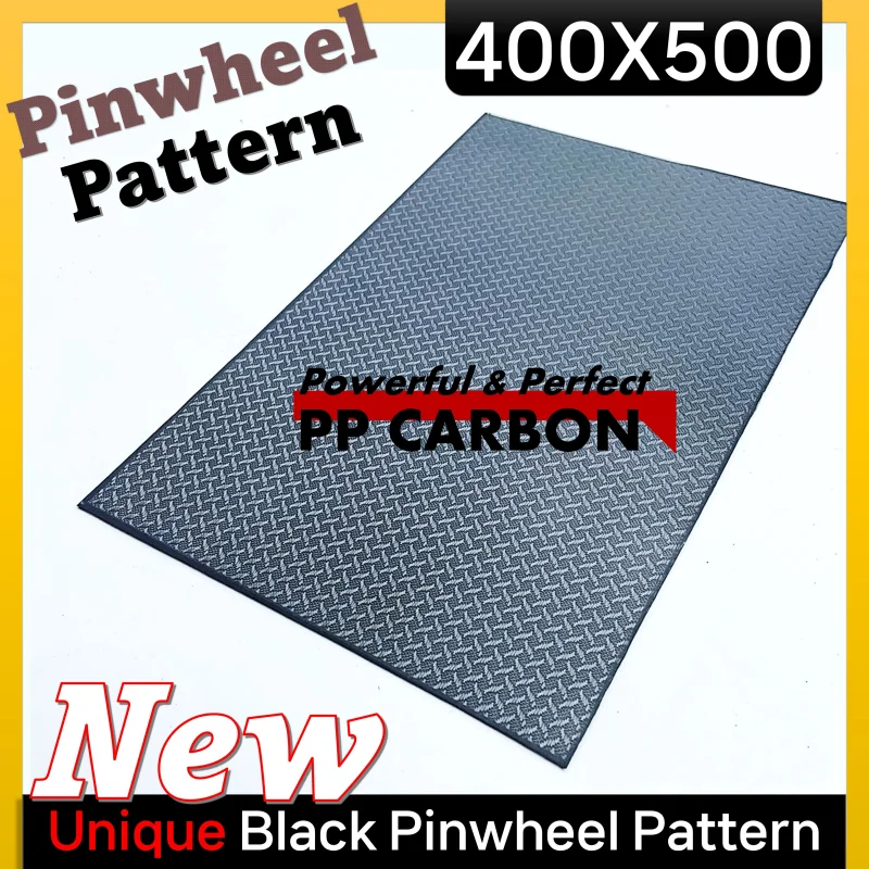 

400x500 1PC Pinwheel Patterned Unique Carbon Fiber Plate for RC Airplane Drone UAV 3K Full Carbon Panel for Industrial Machines
