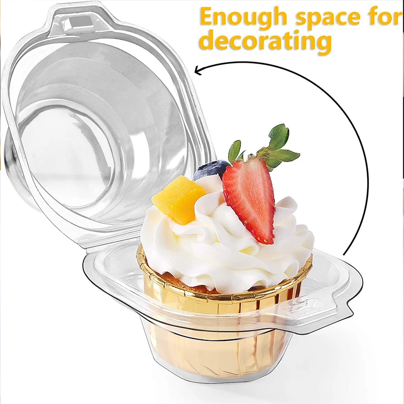 Description Picture 4 of item5pcs Cake Packaging Box Cupcake Muffin Container Pastry Dessert Holder for Wedding Birthday Party Decor Supplies Baby Shower