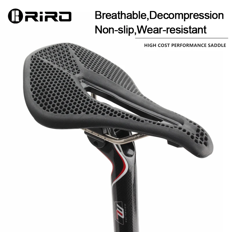 MTB 3D Bicycle Saddle Honeycomb Bionic Structure Road Bike Accessories