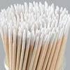 500pcs Lint-Free Wooden Micro Bud Swabs for Gentle and Precise Eyelash Extension Glue Removal and Makeup Application 2