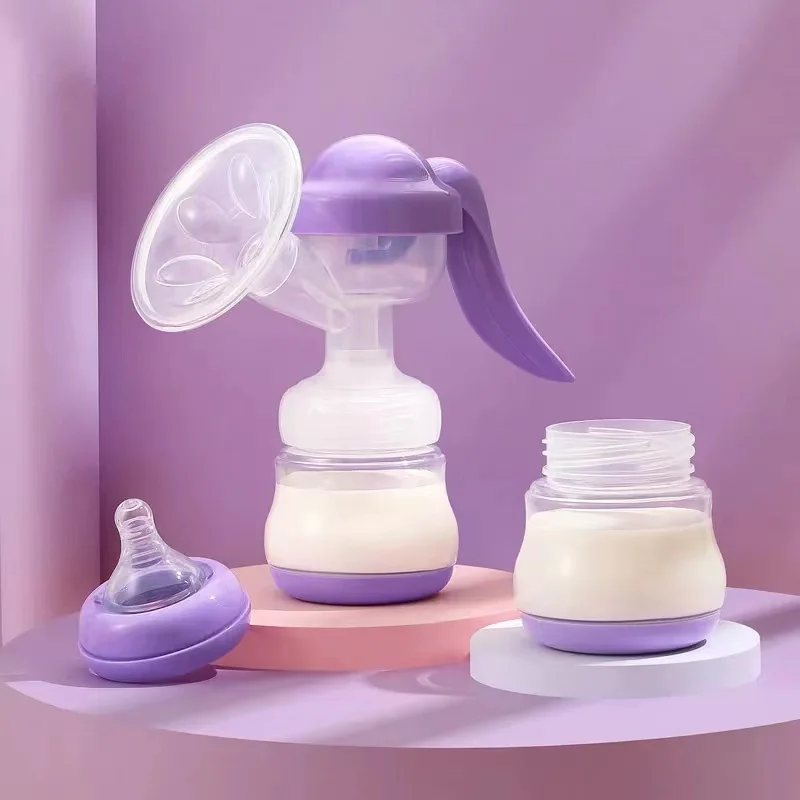 High Suction Painless Silent Portable Hand Breast Pump Maternity Products The strength is adjustable 2