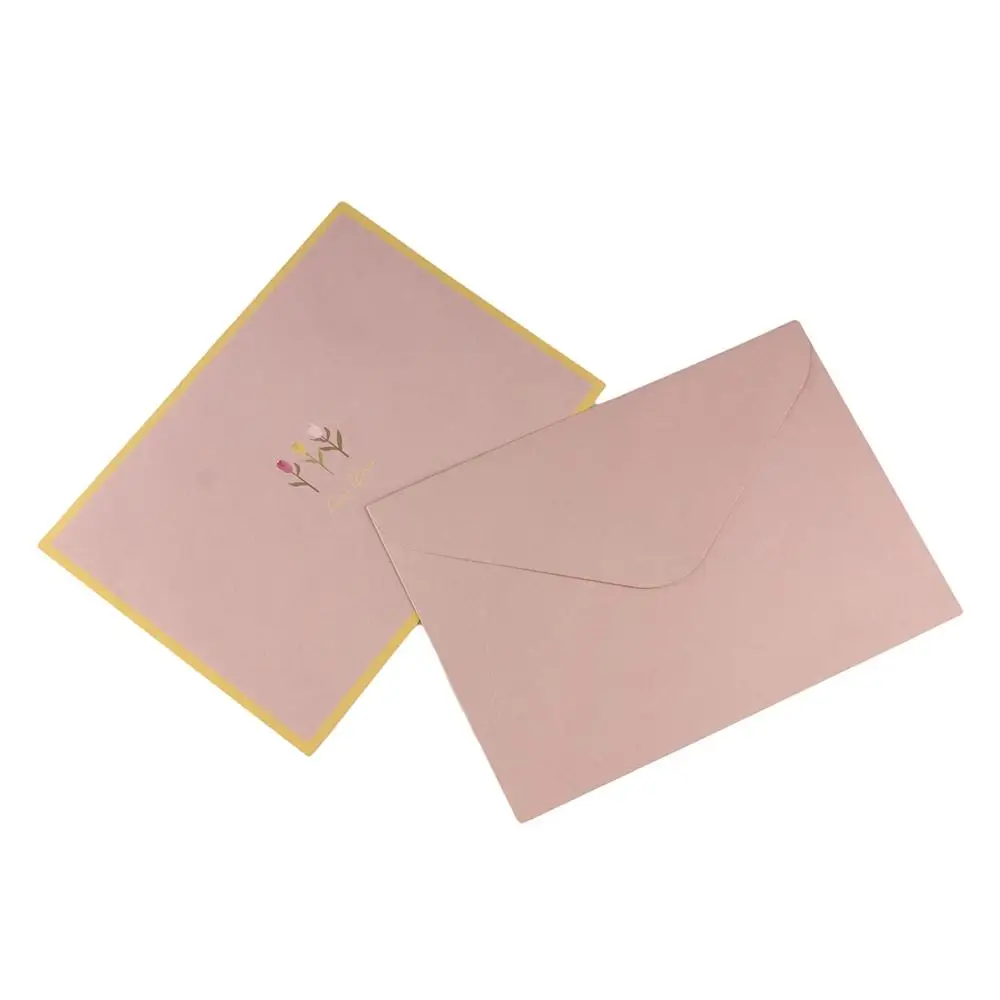 Floral Envelopes & Stationery Set with Stickers – DIY Postcards & Greeting Pads