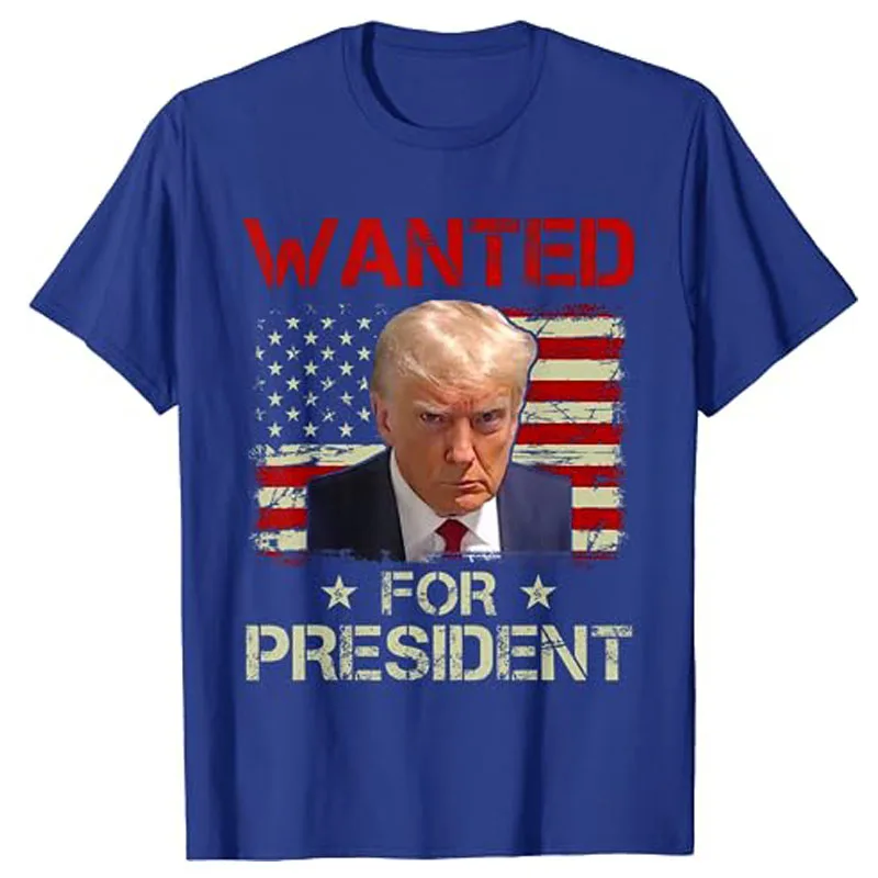 Wanted pro prezident 2024 - svobodné krajet mugshot tričko msta MAGA 2024 volba tričko já depo s krajet nikdy kapitulace outfits