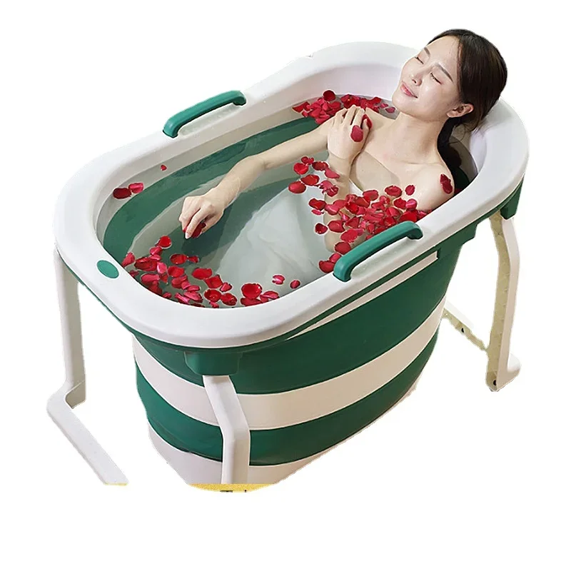 두꺼운 높은 아기 수영 욕조, 어린이 아기 담그는 양동이, 성인 접이식 욕조