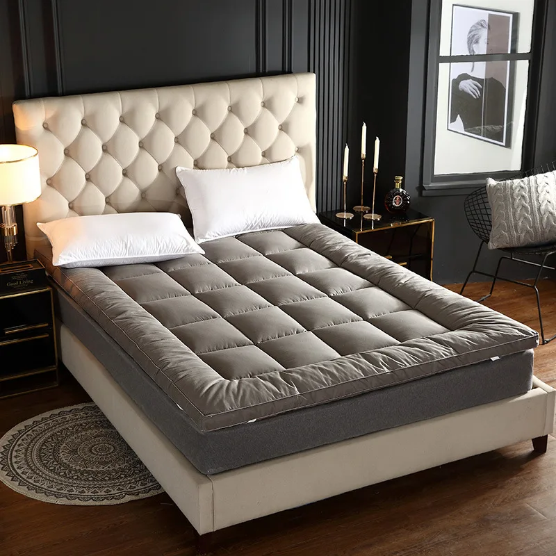 ソンカーム5つ星ホテル100-ダウンベルベットマットレス厚く暖かいタタミ折りたたみマットレスは、クイーンサイズの睡眠に役立ちます