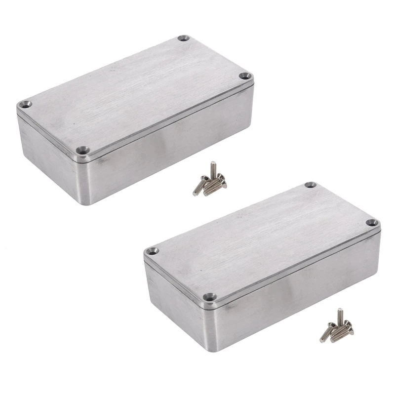 

2X Diecast Aluminium Electronics Project Box Case Enclosure Instrument Waterproof, Standard 1590B 112X60x31mm