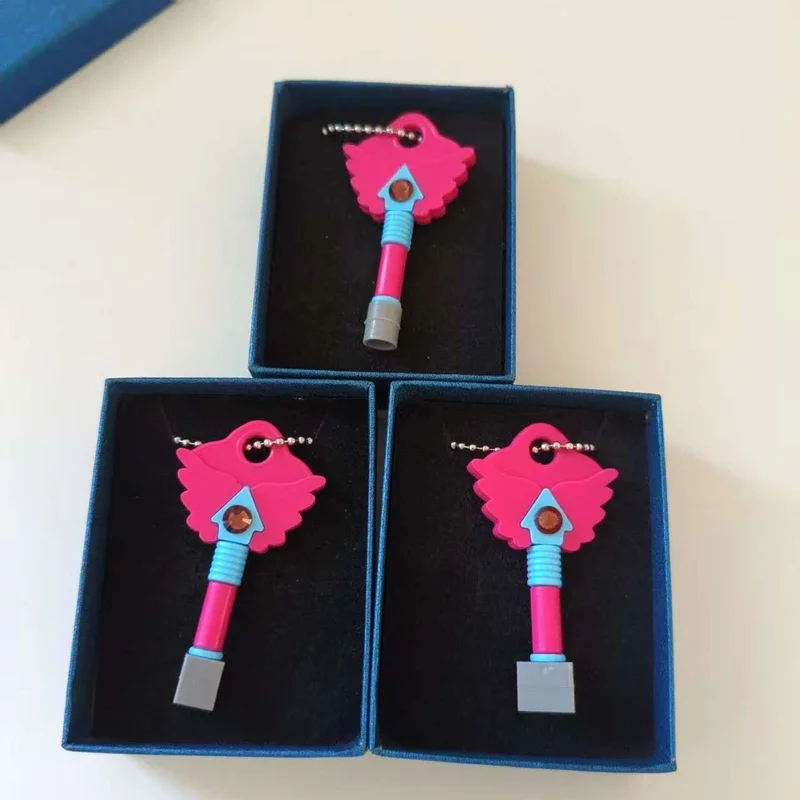 Collier Pendentif Clé Squid Game - Réplique 1:1, Accessoire Fan Série TV