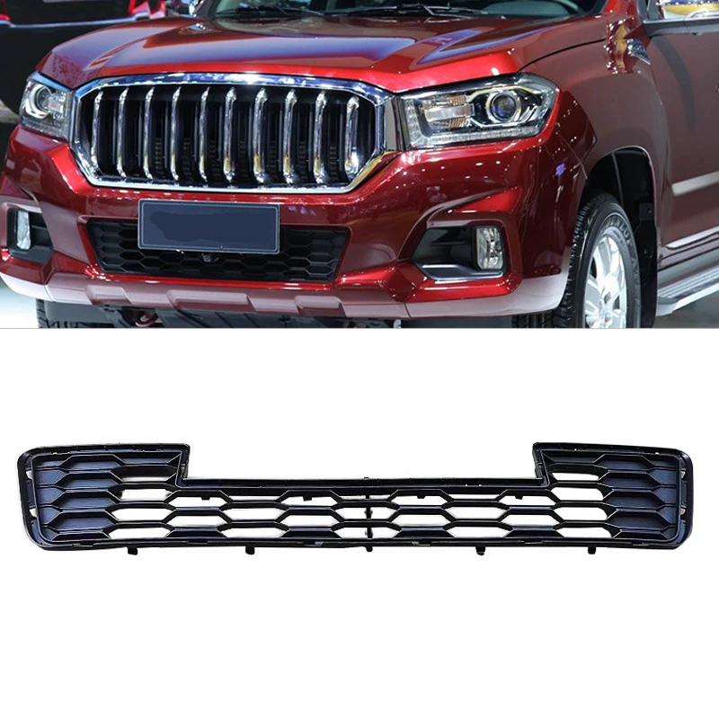전면 범퍼 그릴 레이싱 그릴 패널 커버 프레임, SAIC MAXUS T60 T70 LDV T60 PRO LUXE TRAILRIDER 2017-, 1 개