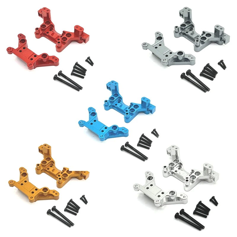 

Metal Front And Rear Shock Towers For MJX H16 16207 16208 16209 16210 1/16 RC Car Upgrade Accessories Red