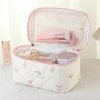 2024 Korea Bow Print Women Makeup Bag Large Capacity Portable Cosmetic Case for Travel Toiletries Cosmetics Storage Bag 5