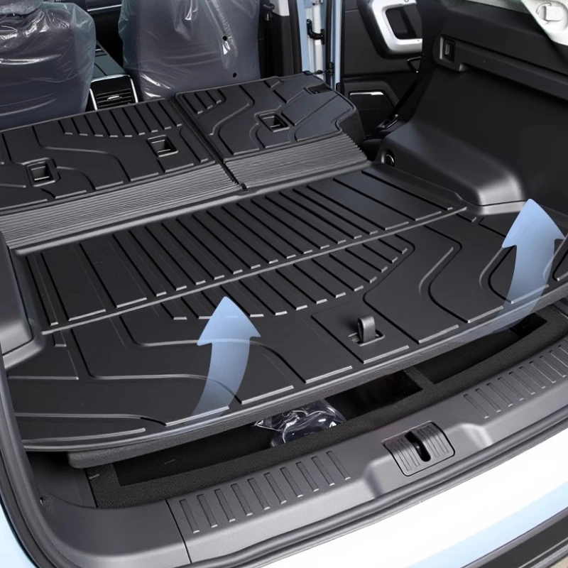 WEIFANAA Kofferraummatten Für Jaecoo J7 PHEV 2025 - 2-teilig Wasserdicht, Schwarz