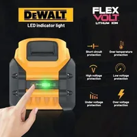 Kit batterie et chargeur DeWalt 20V MAX 5Ah d'origine, DCB205 pour perceuse sans fil, visseuse à chocs et lampe de travail DeWalt 20V 4