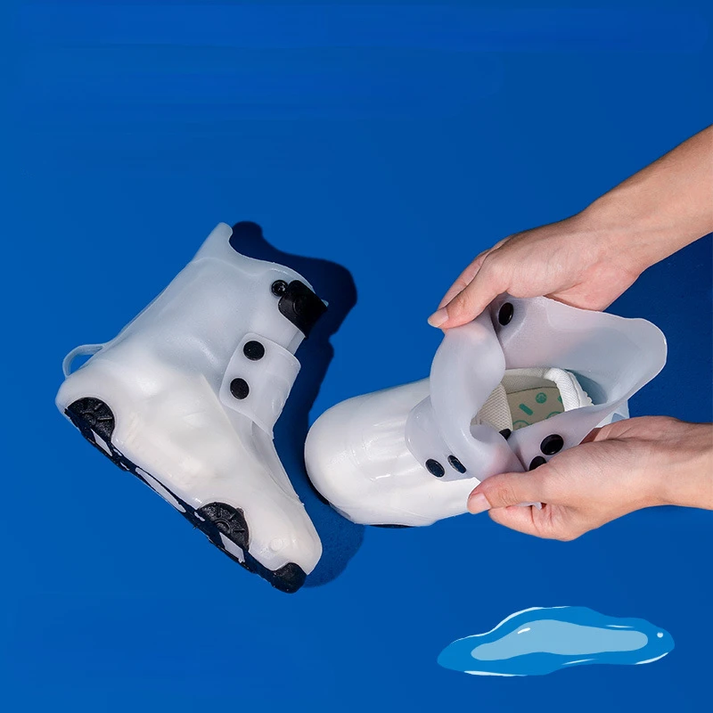 Children's Rain Shoe Cover Waterproof Cute Wearresistant Baby Portable
