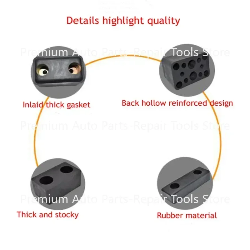 1PC Anti-Collision Rubber er Block for Large Trucks