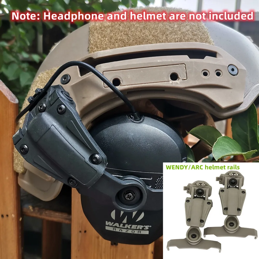 Walker razor arc rail adapter walker headset walkie talkie tactical