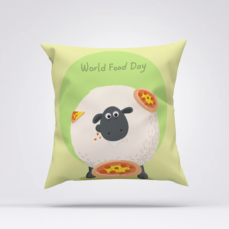 

Car Decoration Gromit Cushion Cover 40x40cm Cushions Home Decor Pilow Cases Decorative Pillowcase 40x40 Throw Pillows Pillow Bed