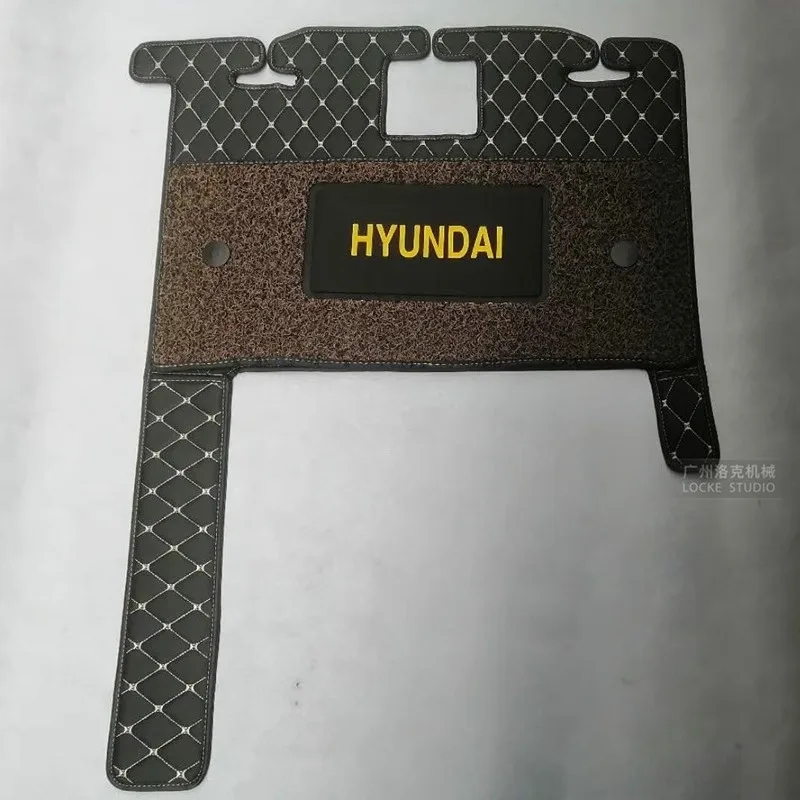 현대 R60 150 215 225 305/335-7-9v 운전실 바닥 고무 발 받침대 페달 굴삭기 부품