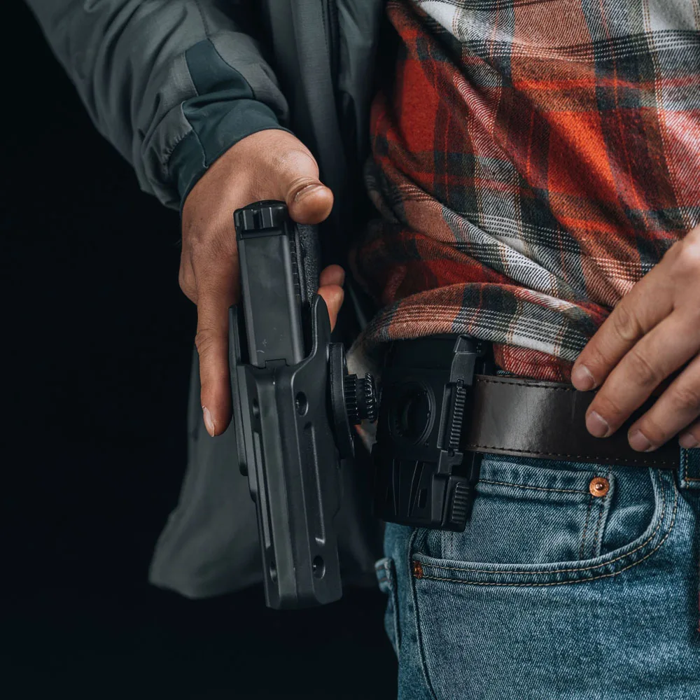 360 ° 調整可能なロック,glock17,22,31,Gen1-4用ホッチキス