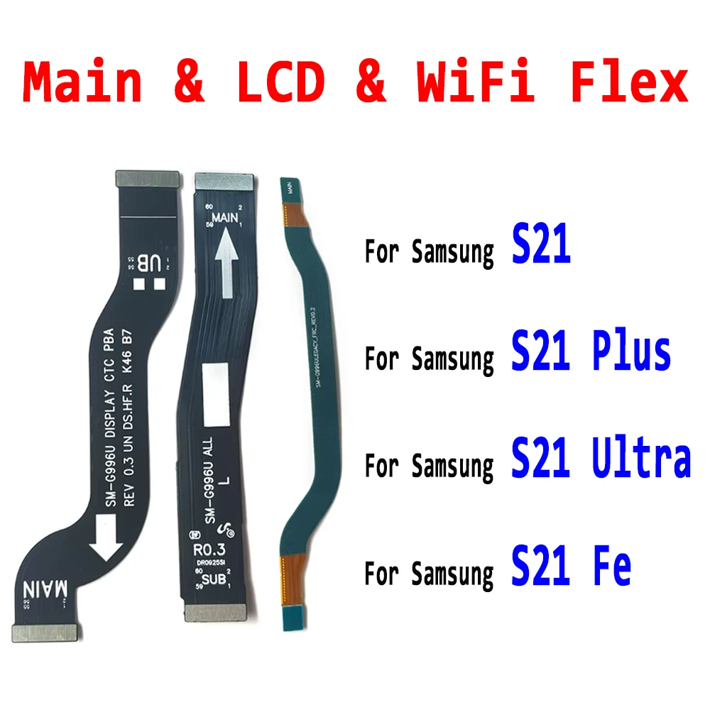 Enhanced LCD Screen Display Connector with Wi-Fi Antenna Signal Flex
