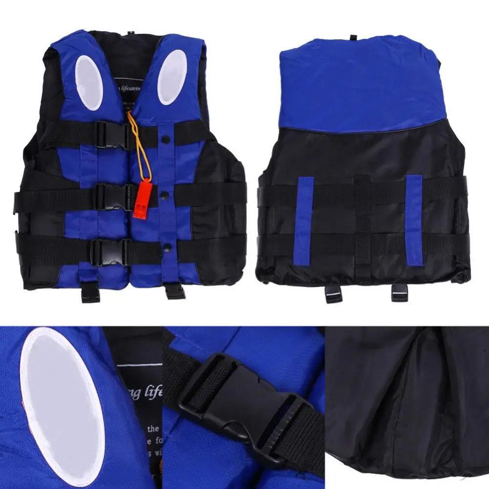 Adult Kids Life Jacket Swimming Boating Drifting Floating Vest with Whistle for swimming boating drifting surfing sea rescue new